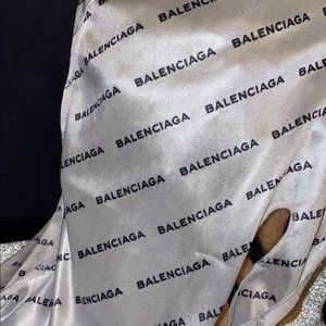 White Balenciaga Durag